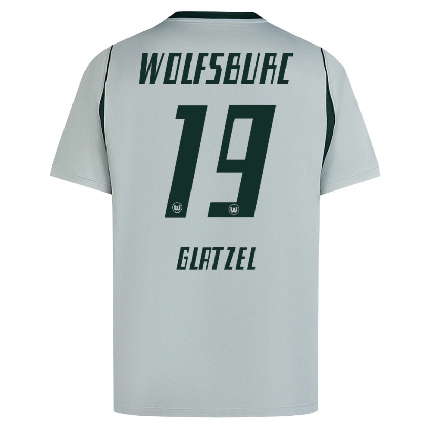 Danxen Børn Robert Glatzel #19 Grå Grøn Udebane Spillertrøjer 2026/27 Trøje T-Shirt