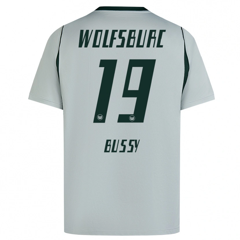 Danxen Børn Kessya Bussy #19 Grå Grøn Udebane Spillertrøjer 2026/27 Trøje T-Shirt