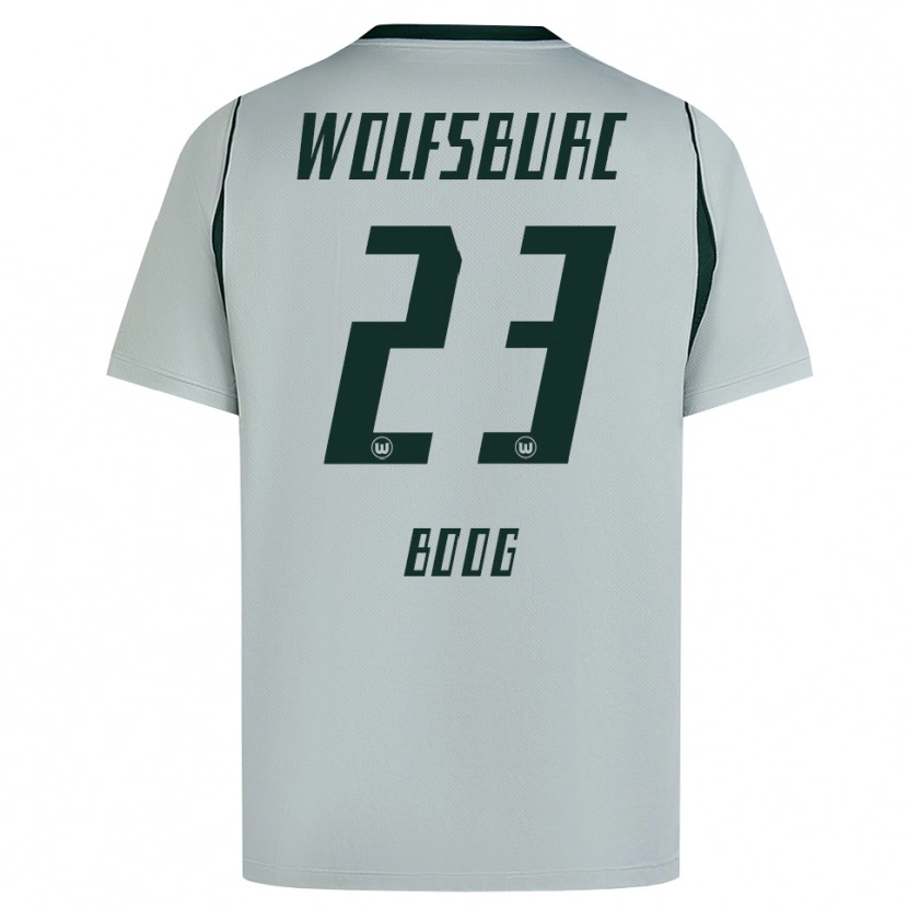 Danxen Børn Miguel Boog #23 Grå Grøn Udebane Spillertrøjer 2026/27 Trøje T-Shirt