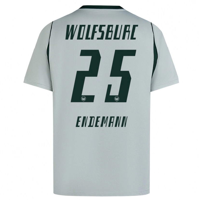 Danxen Børn Vivien Endemann #25 Grå Grøn Udebane Spillertrøjer 2026/27 Trøje T-Shirt