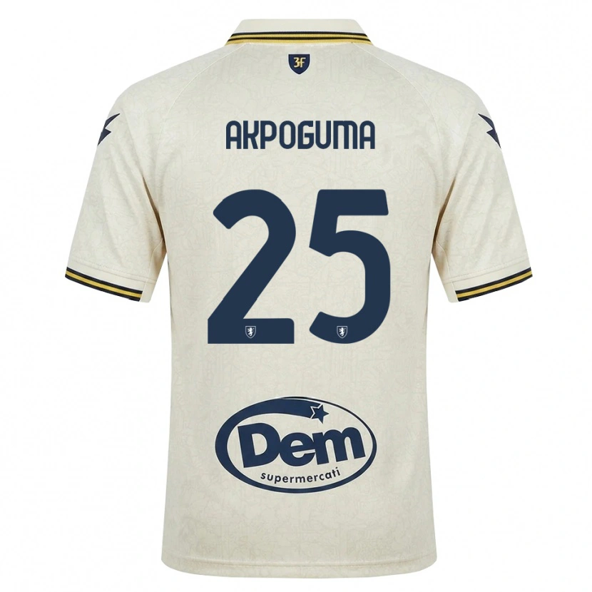Danxen Børn Kevin Akpoguma #25 Oldlace Gul Sort Udebane Spillertrøjer 2026/27 Trøje T-Shirt