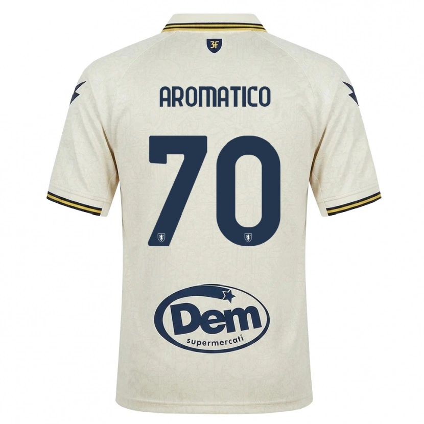 Danxen Børn Raul Aromatico #70 Oldlace Gul Sort Udebane Spillertrøjer 2026/27 Trøje T-Shirt