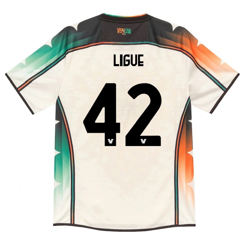 Danxen Børn Junior Ligue #42 Oldlace Orange Grøn Udebane Spillertrøjer 2026/27 Trøje T-Shirt