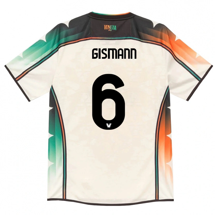 Danxen Børn Lynn Gismann #6 Oldlace Orange Grøn Udebane Spillertrøjer 2026/27 Trøje T-Shirt