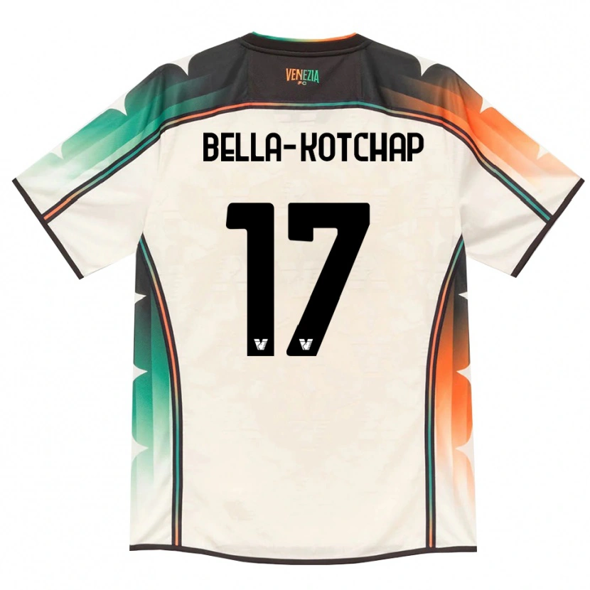 Danxen Børn Armel Bella-Kotchap #17 Oldlace Orange Grøn Udebane Spillertrøjer 2026/27 Trøje T-Shirt