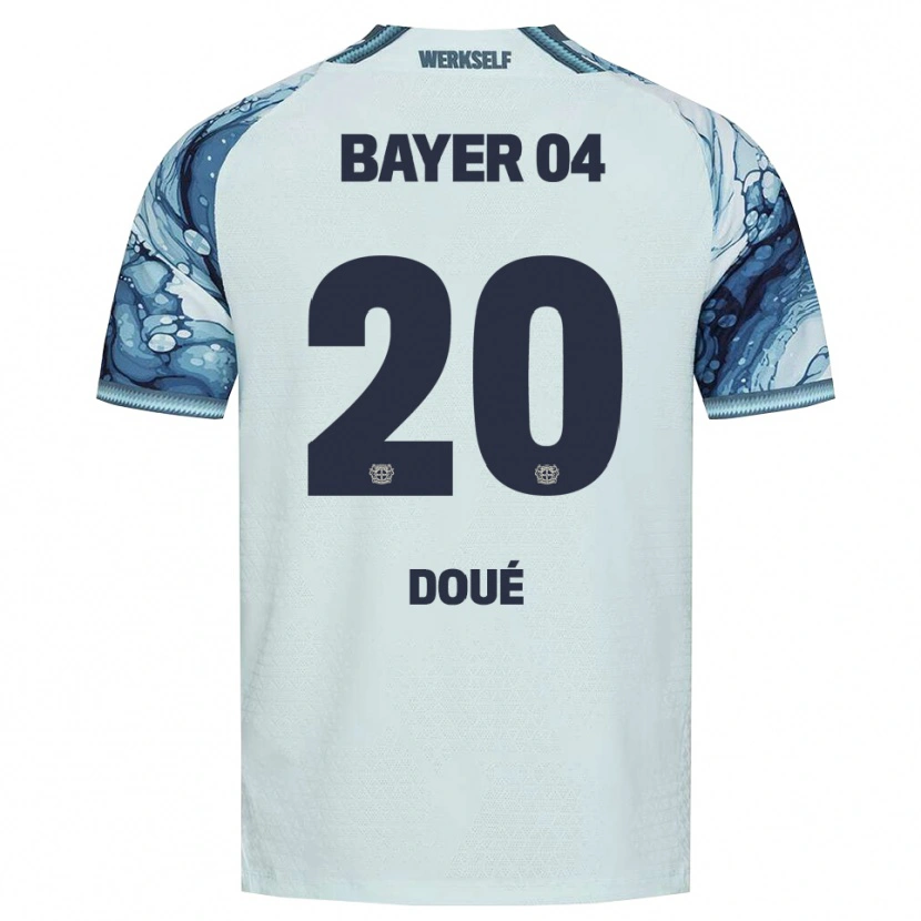 Danxen Mænd Guéla Doué #20 Mørkegrøn Sort Udebane Spillertrøjer 2026/27 Trøje T-Shirt
