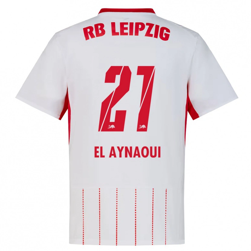 Danxen Mænd Neil El Aynaoui #21 Rød Hvid Gul Hjemmebane Spillertrøjer 2026/27 Trøje T-Shirt