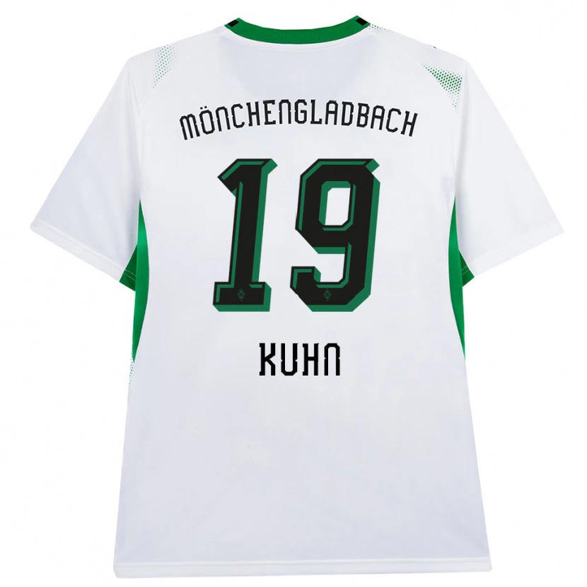 Danxen Mænd Nicolas Kühn #19 Hvid Sort Grøn Hjemmebane Spillertrøjer 2026/27 Trøje T-Shirt