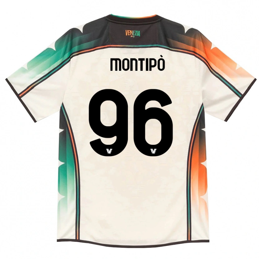 Danxen Mænd Lorenzo Montipò #96 Oldlace Orange Grøn Udebane Spillertrøjer 2026/27 Trøje T-Shirt