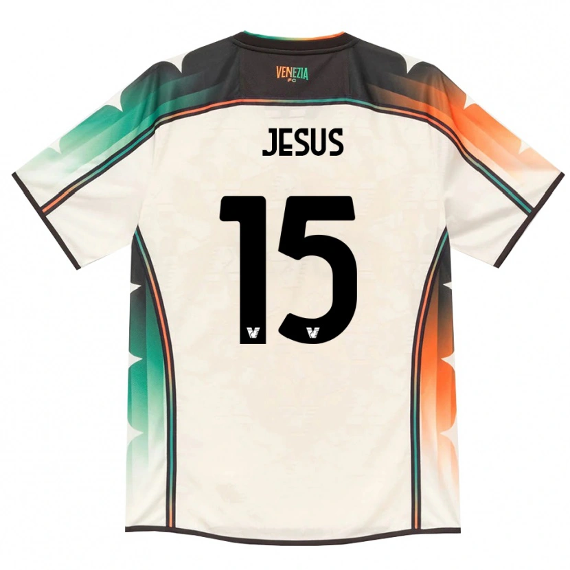 Danxen Mænd Juan Jesus #15 Oldlace Orange Grøn Udebane Spillertrøjer 2026/27 Trøje T-Shirt