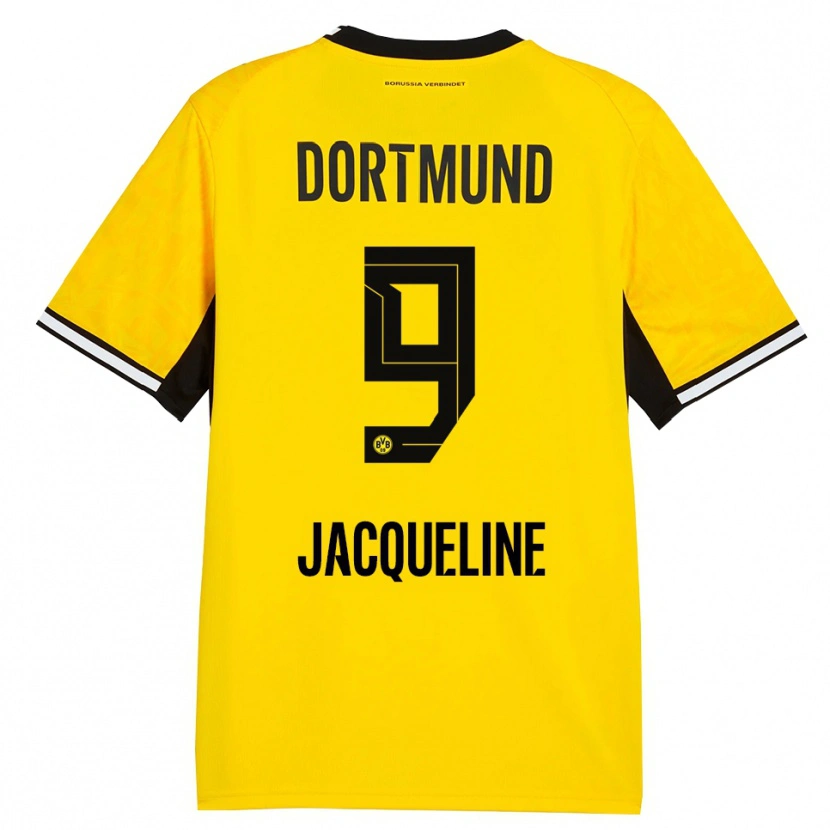 Danxen Mænd Moreno Jacqueline #9 Gul Sort Hvid Hjemmebane Spillertrøjer 2026/27 Trøje T-Shirt