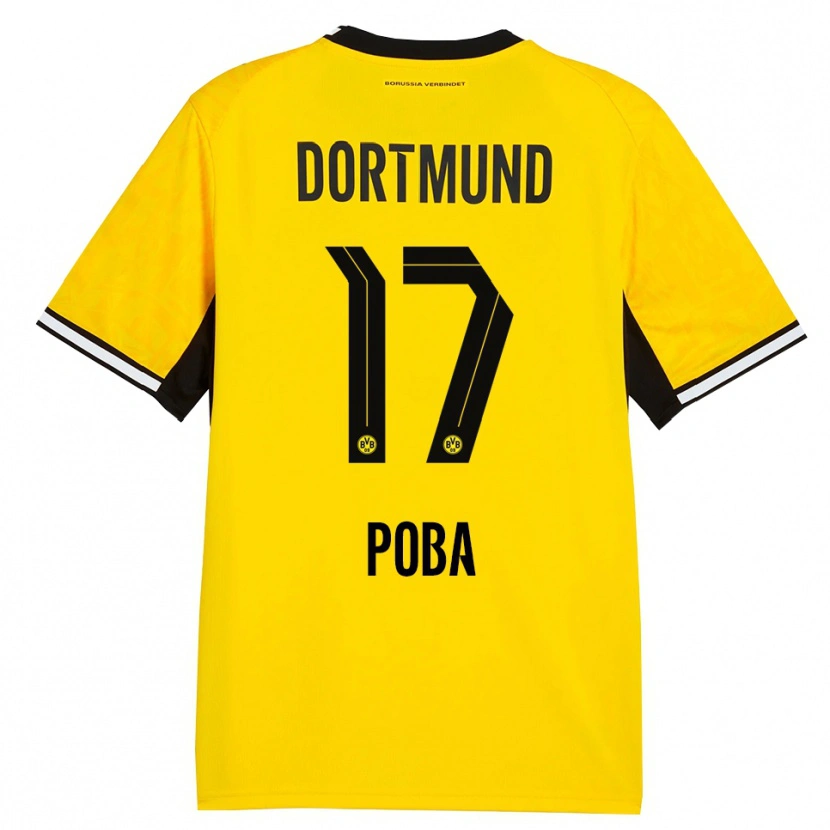 Danxen Mænd Peniel Poba #17 Gul Sort Hvid Hjemmebane Spillertrøjer 2026/27 Trøje T-Shirt