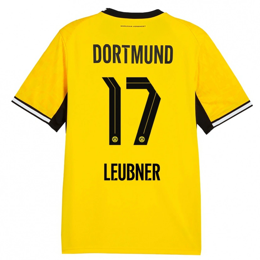 Danxen Mænd Ronja Leubner #17 Gul Sort Hvid Hjemmebane Spillertrøjer 2026/27 Trøje T-Shirt