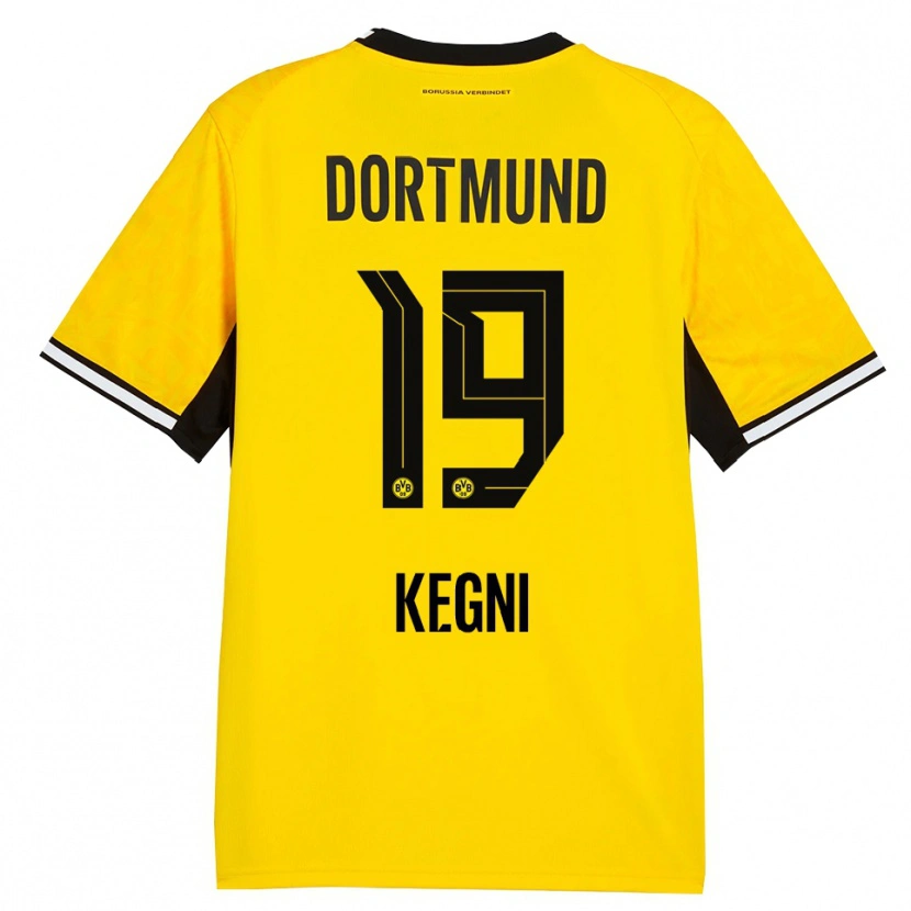 Danxen Mænd Pharell Kegni #19 Gul Sort Hvid Hjemmebane Spillertrøjer 2026/27 Trøje T-Shirt
