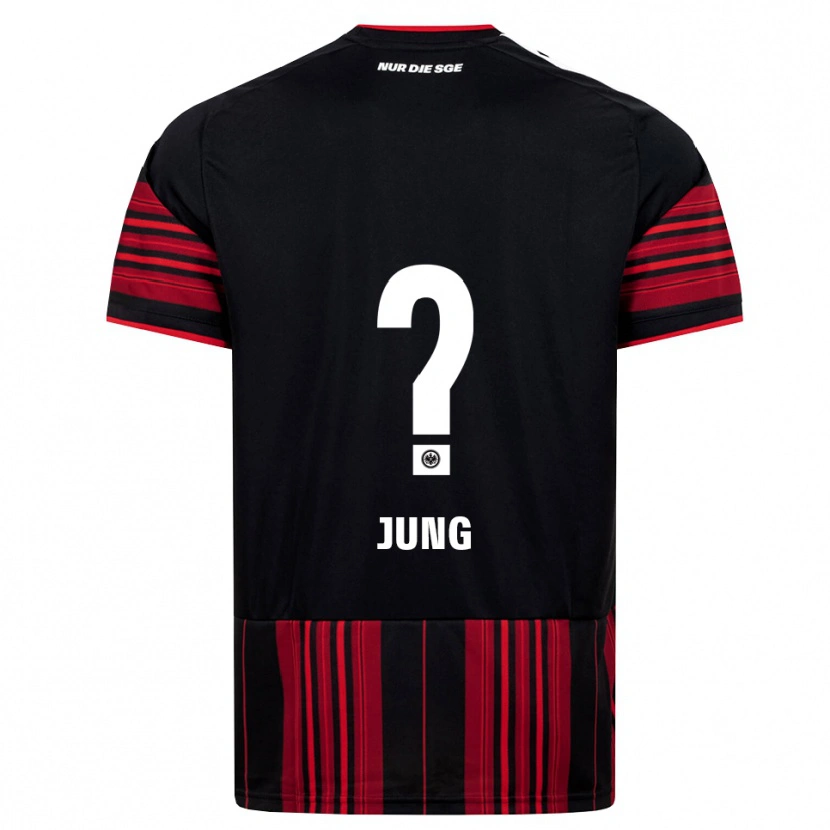 Danxen Mænd Louis Jung #0 Sort Rød Hvid Hjemmebane Spillertrøjer 2026/27 Trøje T-Shirt