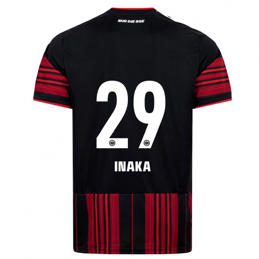 Danxen Mænd Arthur Inaka #29 Sort Rød Hvid Hjemmebane Spillertrøjer 2026/27 Trøje T-Shirt