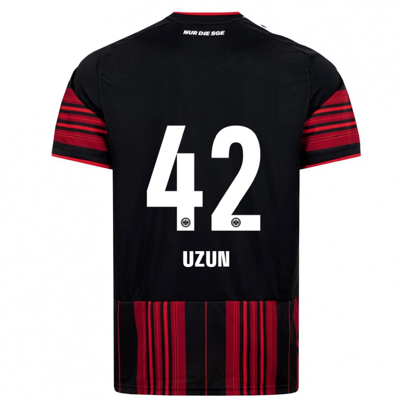 Danxen Mænd Can Uzun #42 Sort Rød Hvid Hjemmebane Spillertrøjer 2026/27 Trøje T-Shirt