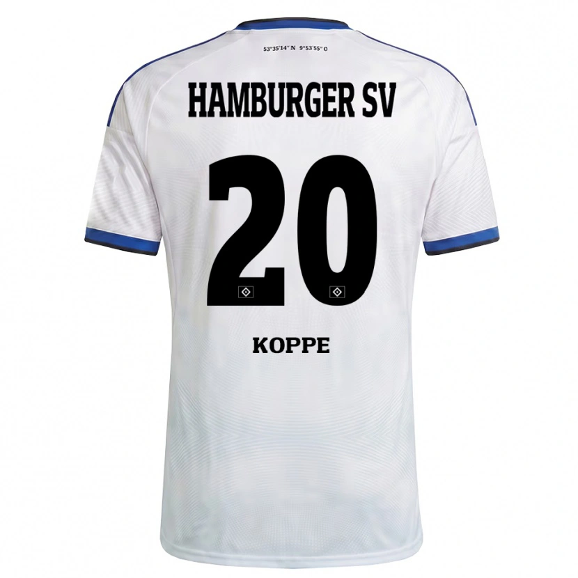 Danxen Mænd Katharina Köppe #20 Hvid Sort Blå Hjemmebane Spillertrøjer 2026/27 Trøje T-Shirt