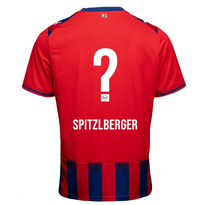 Danxen Mænd Tyler Spitzlberger #0 Kongelig Blå Hvid Rød Hjemmebane Spillertrøjer 2026/27 Trøje T-Shirt