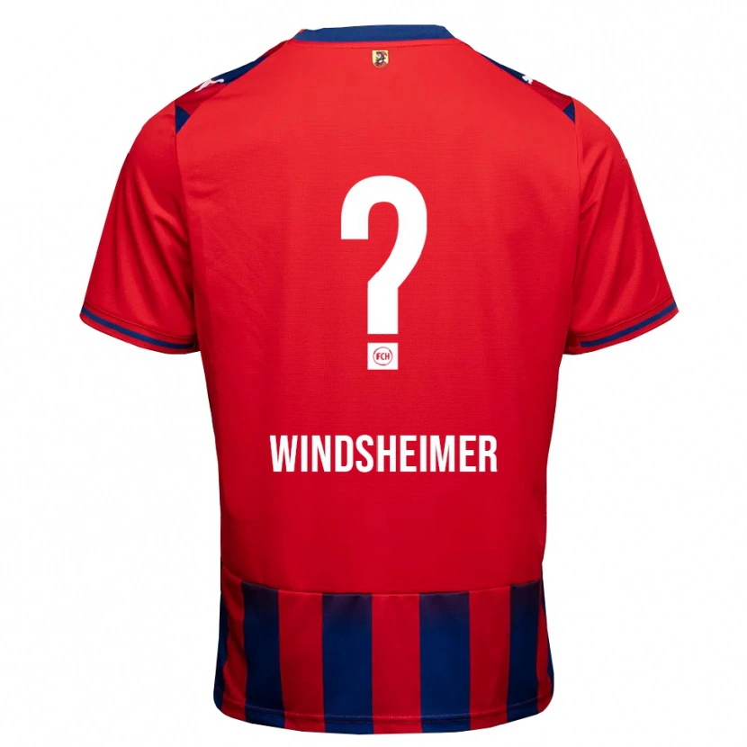 Danxen Mænd Tim Windsheimer #0 Kongelig Blå Hvid Rød Hjemmebane Spillertrøjer 2026/27 Trøje T-Shirt