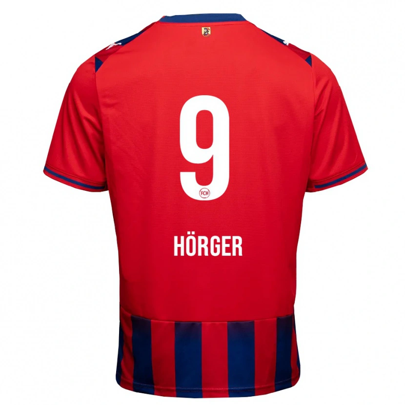 Danxen Mænd Verena Hörger #9 Kongelig Blå Hvid Rød Hjemmebane Spillertrøjer 2026/27 Trøje T-Shirt