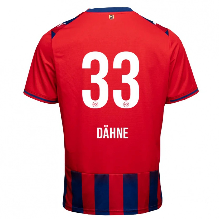 Danxen Mænd Thomas Dähne #33 Kongelig Blå Hvid Rød Hjemmebane Spillertrøjer 2026/27 Trøje T-Shirt