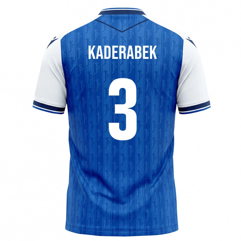 Danxen Mænd Pavel Kaderabek #3 Kongelig Blå Hvid Hjemmebane Spillertrøjer 2026/27 Trøje T-Shirt