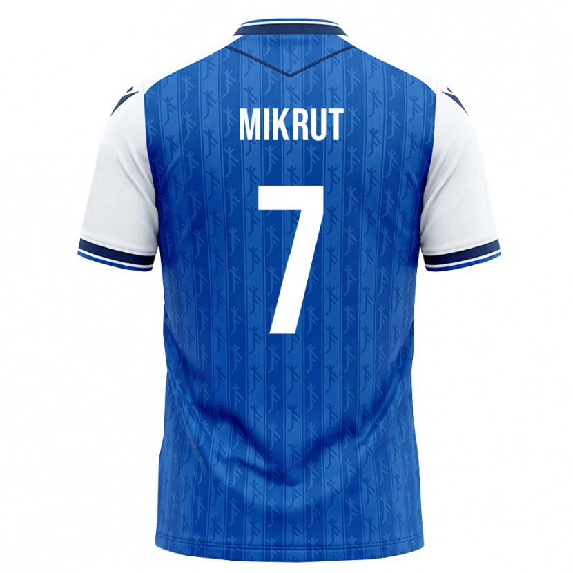 Danxen Mænd Noah Mikrut #7 Kongelig Blå Hvid Hjemmebane Spillertrøjer 2026/27 Trøje T-Shirt