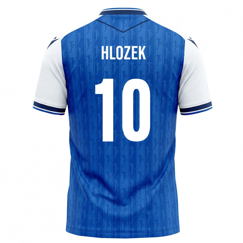 Danxen Mænd Adam Hlozek #10 Kongelig Blå Hvid Hjemmebane Spillertrøjer 2026/27 Trøje T-Shirt