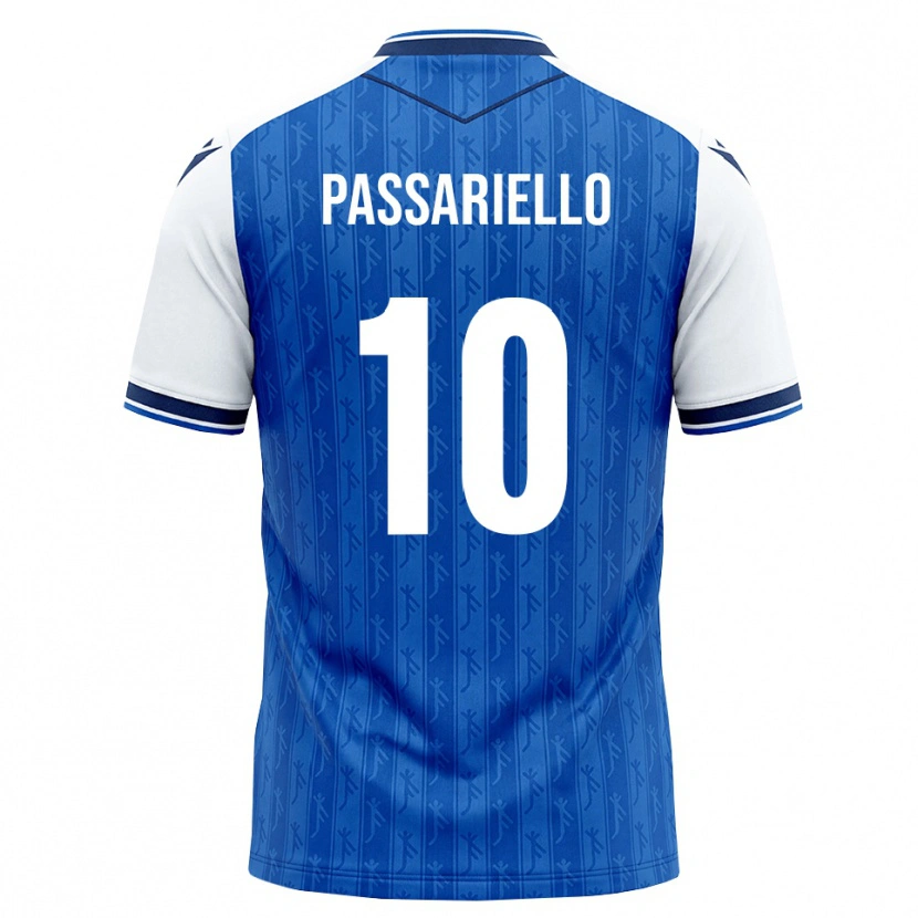 Danxen Mænd Samuel Passariello #10 Kongelig Blå Hvid Hjemmebane Spillertrøjer 2026/27 Trøje T-Shirt