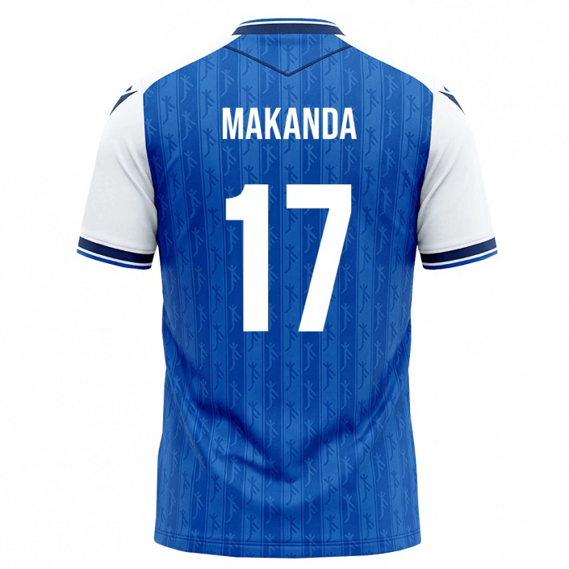 Danxen Mænd Blessing Makanda #17 Kongelig Blå Hvid Hjemmebane Spillertrøjer 2026/27 Trøje T-Shirt