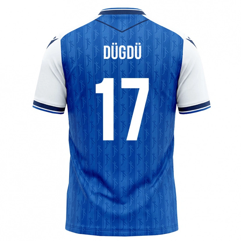 Danxen Mænd Tamay Dügdü #17 Kongelig Blå Hvid Hjemmebane Spillertrøjer 2026/27 Trøje T-Shirt