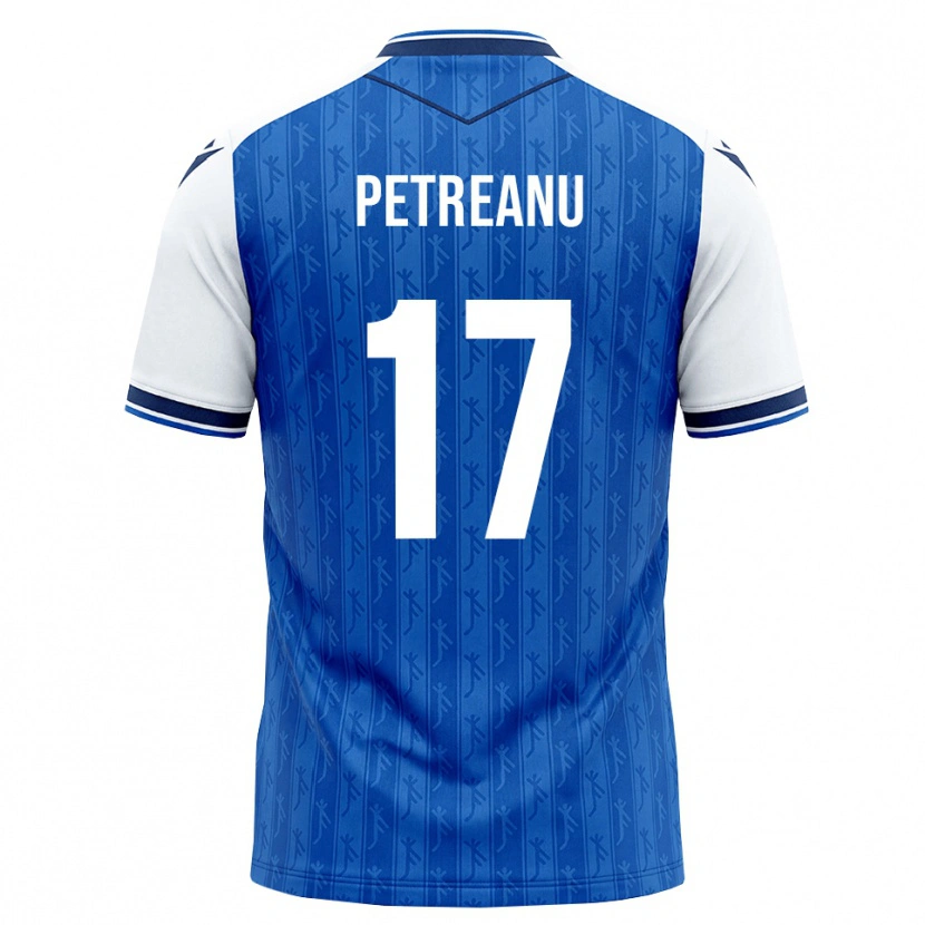 Danxen Mænd Vlad Petreanu #17 Kongelig Blå Hvid Hjemmebane Spillertrøjer 2026/27 Trøje T-Shirt