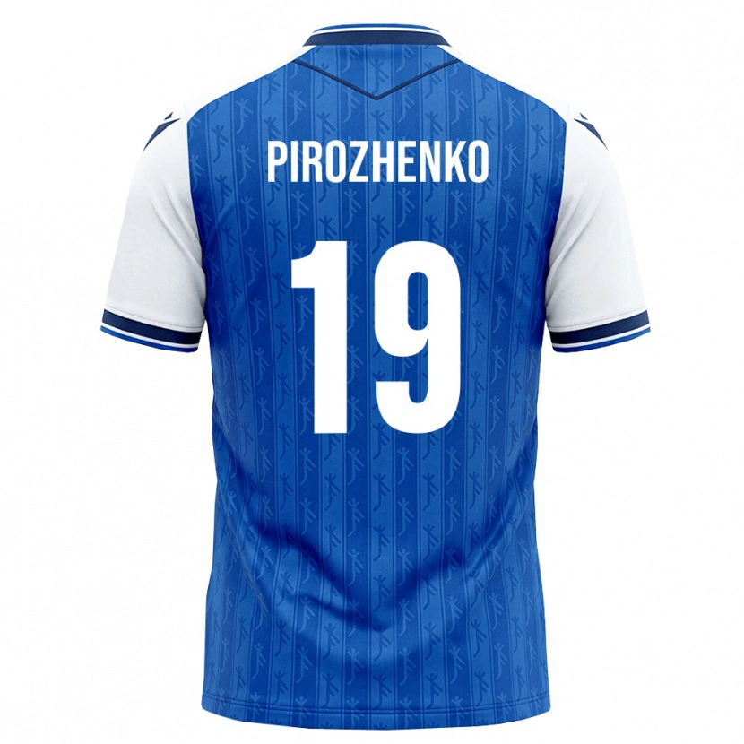 Danxen Mænd Mark Pirozhenko #19 Kongelig Blå Hvid Hjemmebane Spillertrøjer 2026/27 Trøje T-Shirt