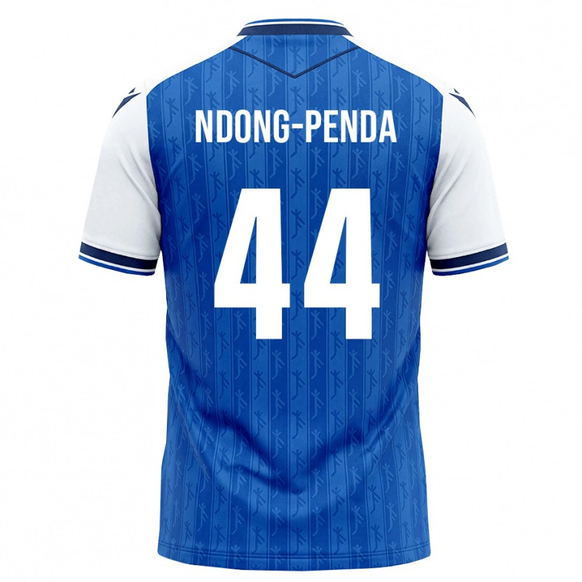 Danxen Mænd Maxime Ndong-Penda #44 Kongelig Blå Hvid Hjemmebane Spillertrøjer 2026/27 Trøje T-Shirt