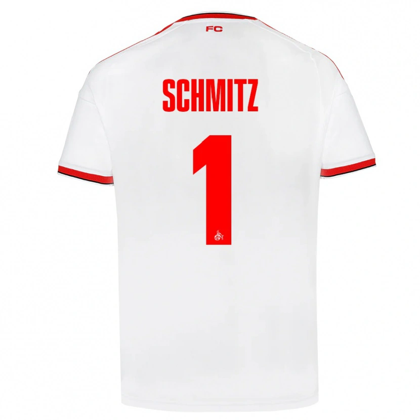 Danxen Mænd Lisa Schmitz #1 Hvid Rød Sort Hjemmebane Spillertrøjer 2026/27 Trøje T-Shirt