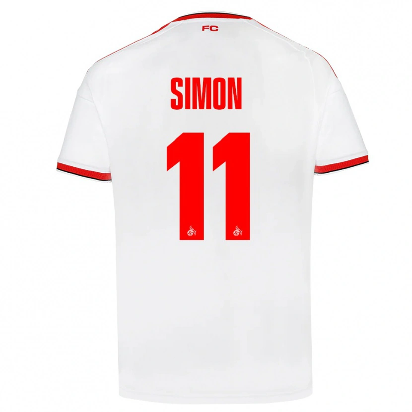 Danxen Mænd Josias Simon #11 Hvid Rød Sort Hjemmebane Spillertrøjer 2026/27 Trøje T-Shirt