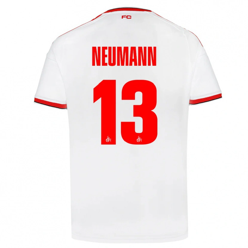 Danxen Mænd Cenny Neumann #13 Hvid Rød Sort Hjemmebane Spillertrøjer 2026/27 Trøje T-Shirt