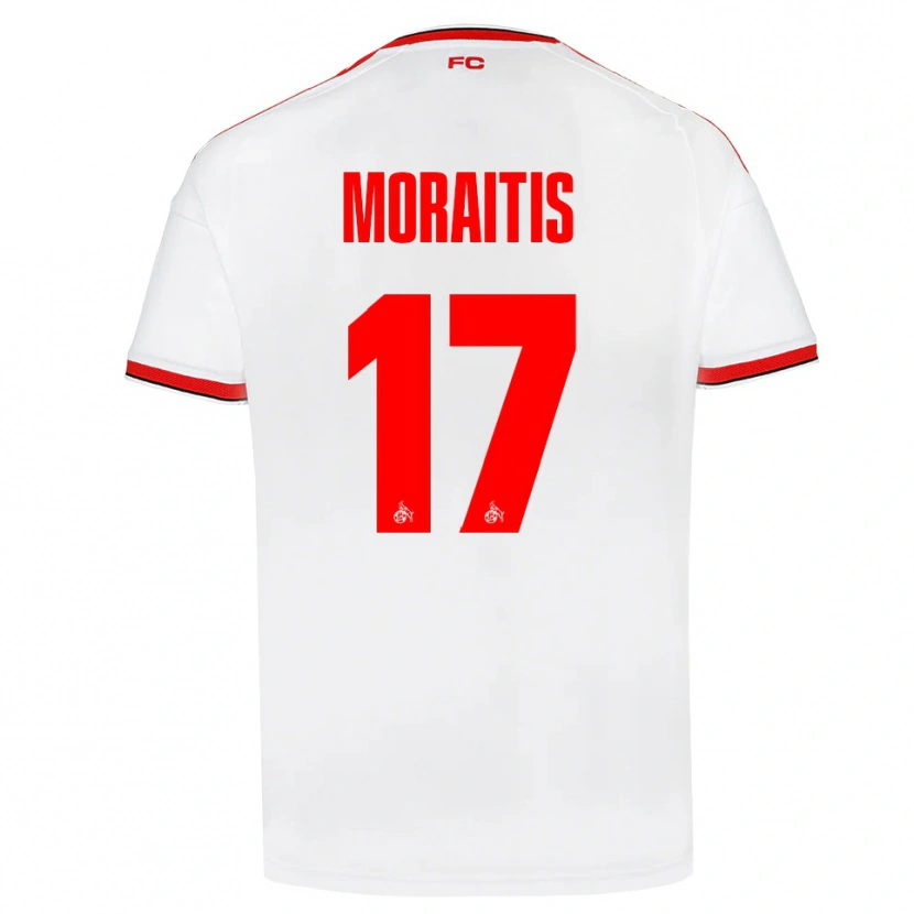 Danxen Mænd Victor Moraitis #17 Hvid Rød Sort Hjemmebane Spillertrøjer 2026/27 Trøje T-Shirt