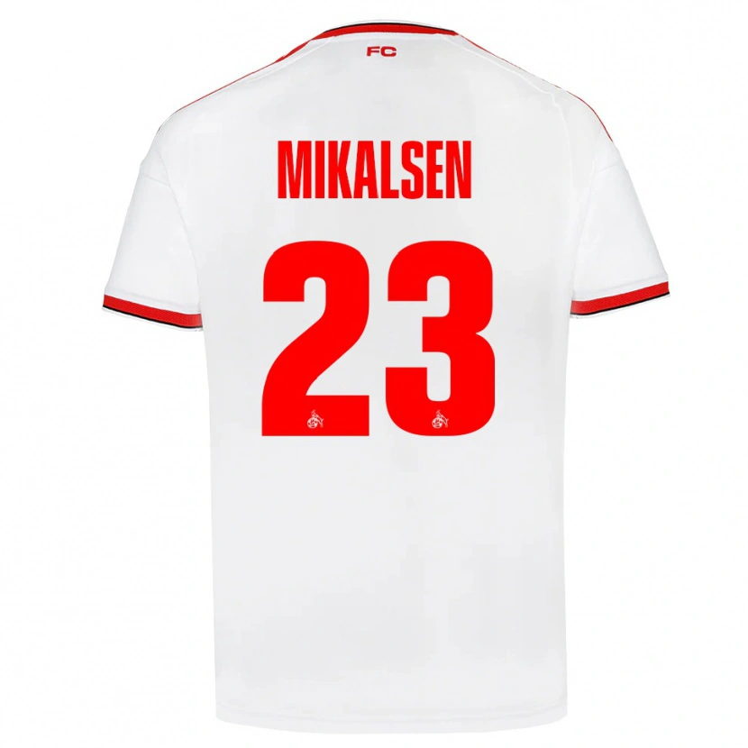 Danxen Mænd Aurora Mikalsen #23 Hvid Rød Sort Hjemmebane Spillertrøjer 2026/27 Trøje T-Shirt