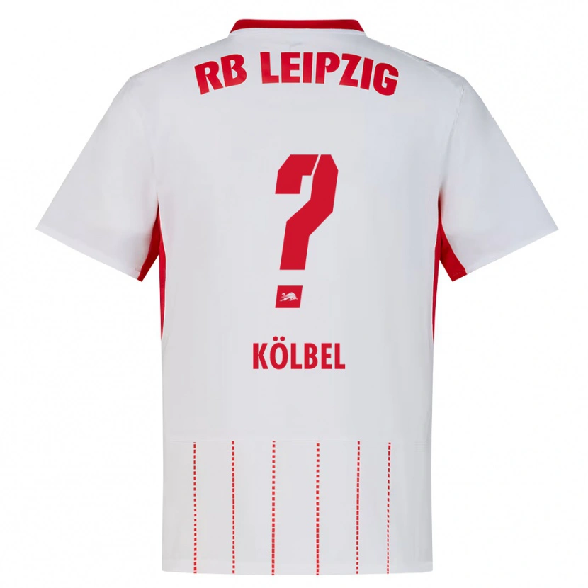 Danxen Mænd Anton Kölbel #0 Rød Hvid Gul Hjemmebane Spillertrøjer 2026/27 Trøje T-Shirt