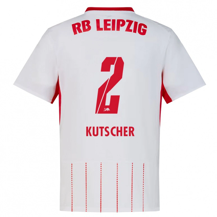 Danxen Mænd Matthes Kutscher #2 Rød Hvid Gul Hjemmebane Spillertrøjer 2026/27 Trøje T-Shirt