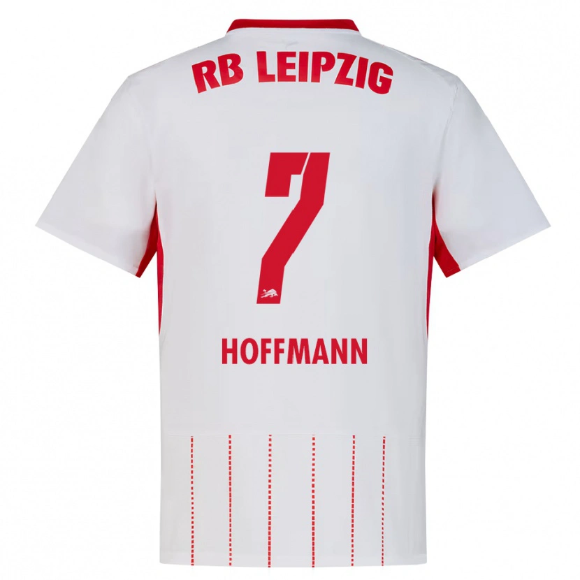 Danxen Mænd Giovanna Hoffmann #7 Rød Hvid Gul Hjemmebane Spillertrøjer 2026/27 Trøje T-Shirt