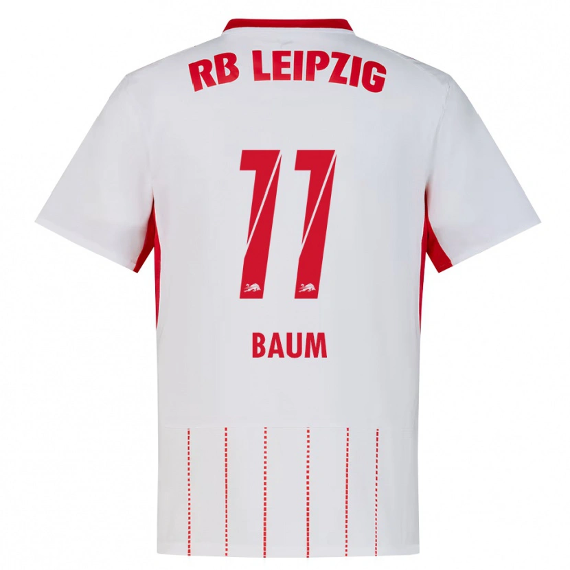 Danxen Mænd Lisa Baum #11 Rød Hvid Gul Hjemmebane Spillertrøjer 2026/27 Trøje T-Shirt