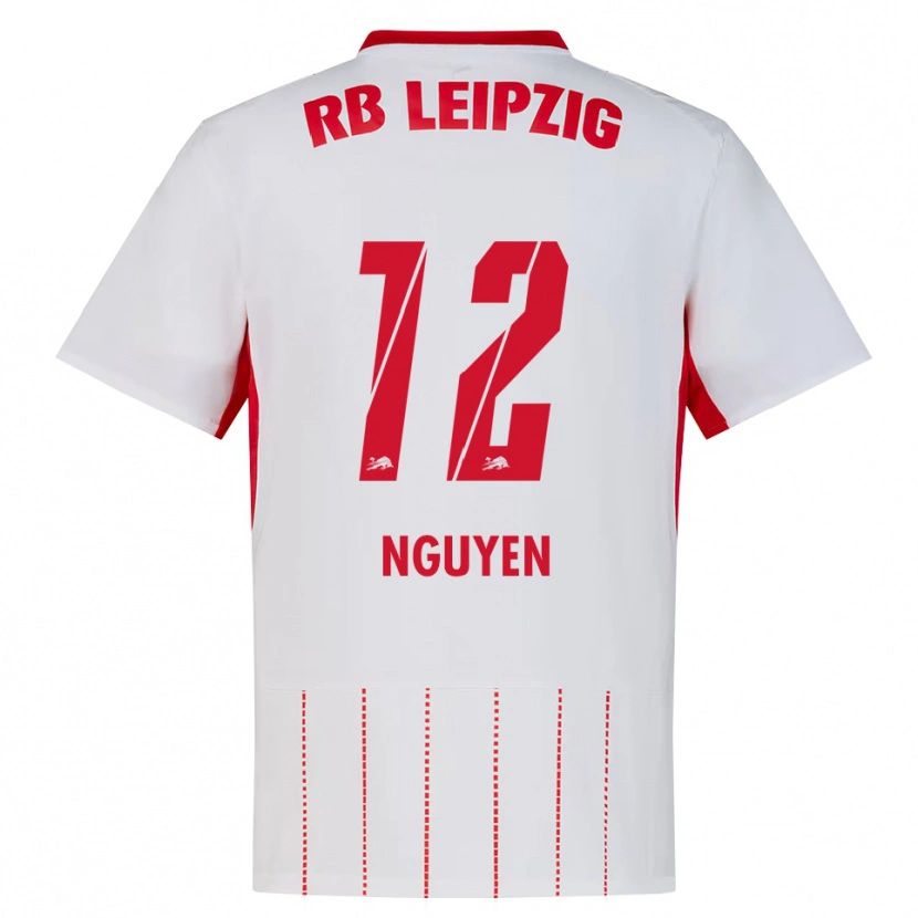 Danxen Mænd Vu Nguyen #12 Rød Hvid Gul Hjemmebane Spillertrøjer 2026/27 Trøje T-Shirt
