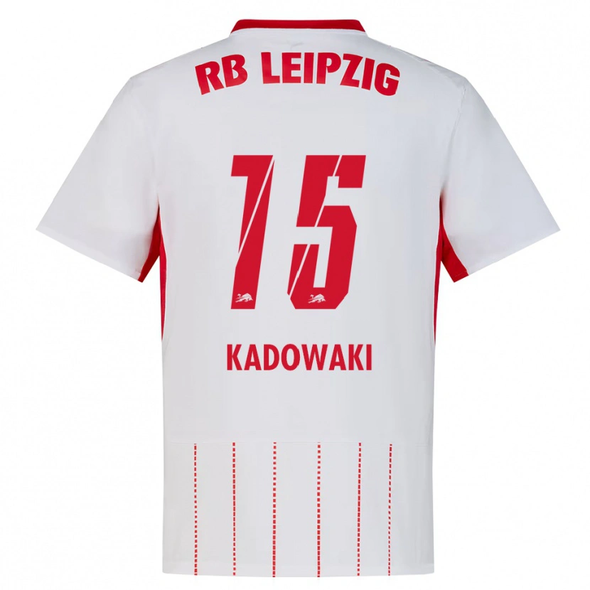 Danxen Mænd Mai Kadowaki #15 Rød Hvid Gul Hjemmebane Spillertrøjer 2026/27 Trøje T-Shirt