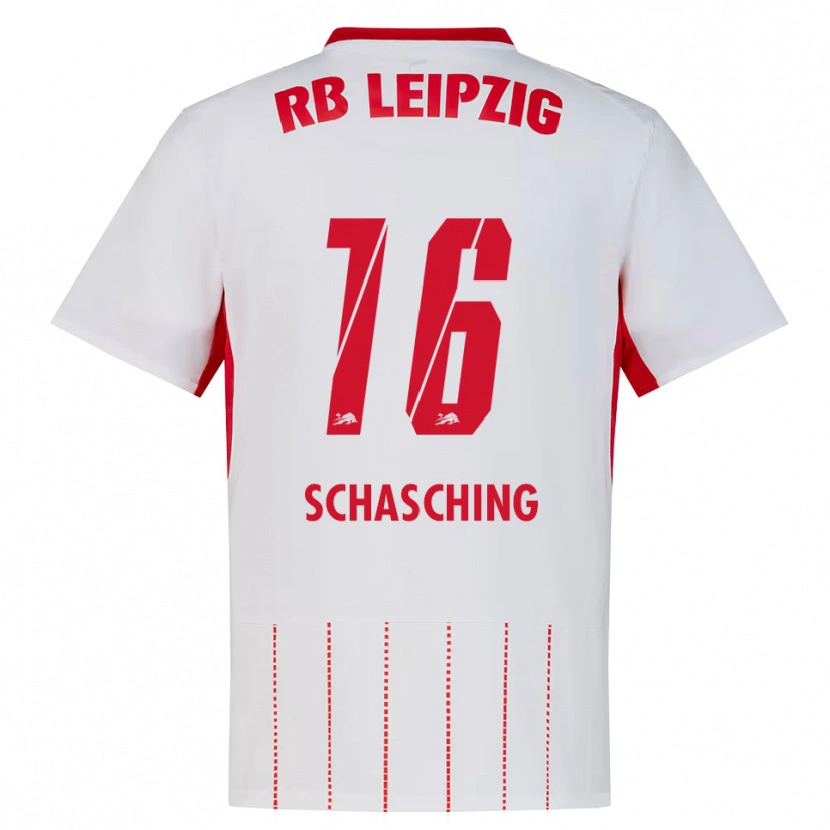 Danxen Mænd Annabel Schasching #16 Rød Hvid Gul Hjemmebane Spillertrøjer 2026/27 Trøje T-Shirt