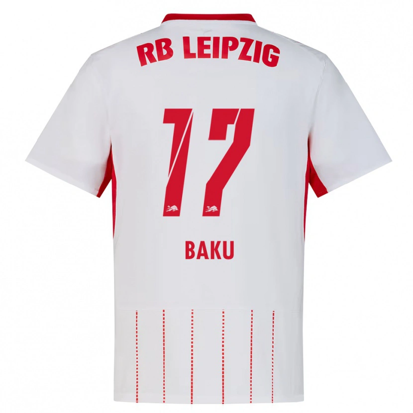 Danxen Mænd Ridle Baku #17 Rød Hvid Gul Hjemmebane Spillertrøjer 2026/27 Trøje T-Shirt