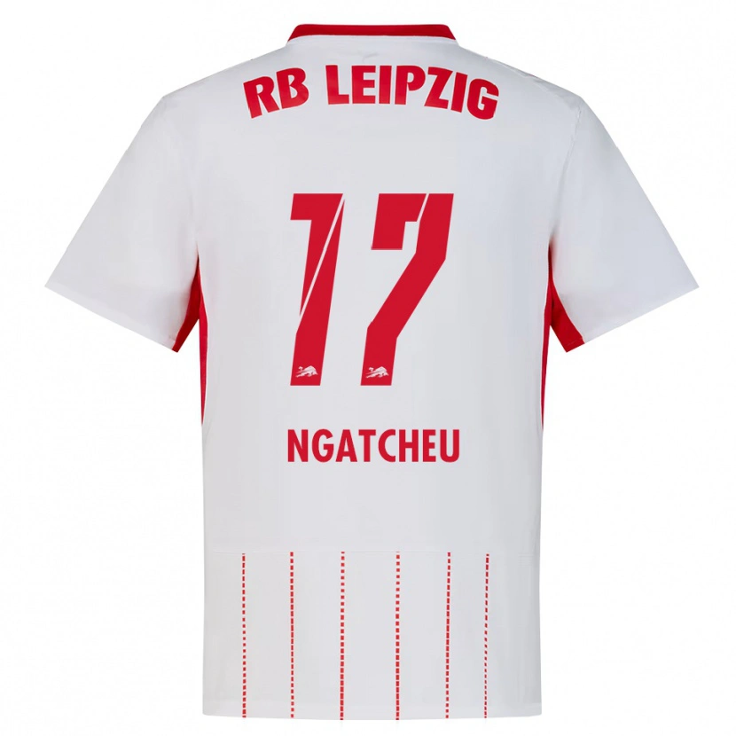 Danxen Mænd Yohan Ngatcheu #17 Rød Hvid Gul Hjemmebane Spillertrøjer 2026/27 Trøje T-Shirt