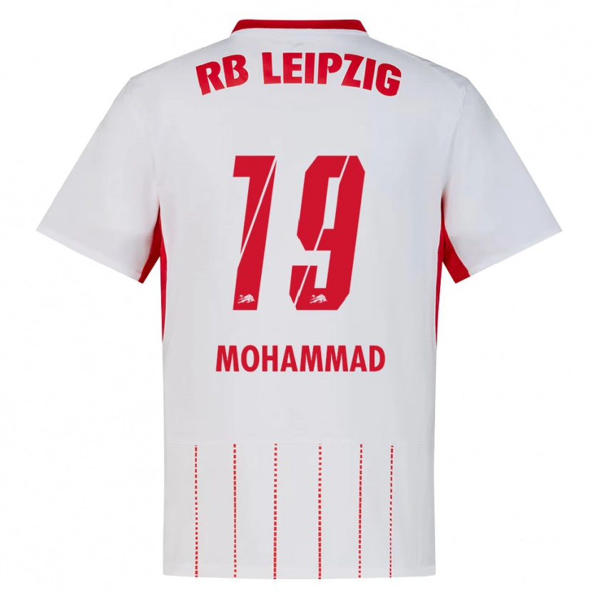 Danxen Mænd Sammy Mohammad #19 Rød Hvid Gul Hjemmebane Spillertrøjer 2026/27 Trøje T-Shirt